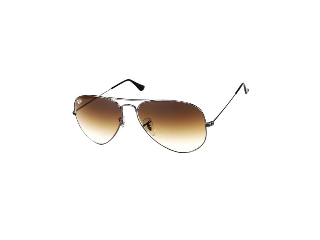 Ray-Ban Ray-Ban RB 3025 Aviator Large Metal Sunglasses In Silver Frame With Brown Lenses