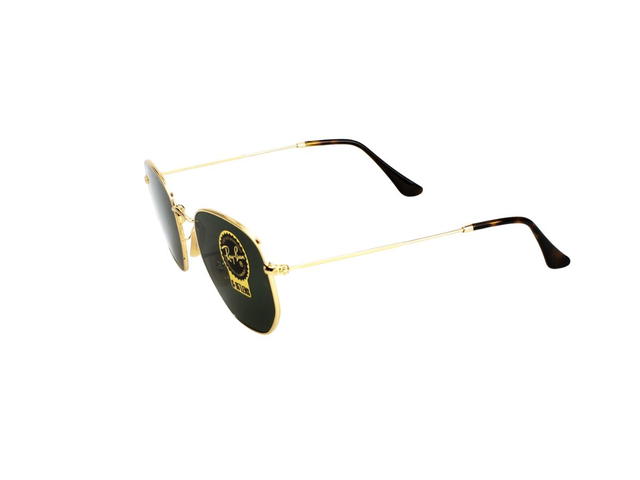 Ray-Ban Ray-Ban RB 3548 N Sunglasses In Gold Metal Frame With Green Lenses - view 3