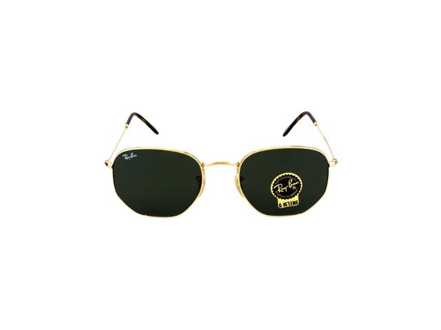 Ray-Ban Ray-Ban RB 3548 N Sunglasses In Gold Metal Frame With Green Lenses - view 2