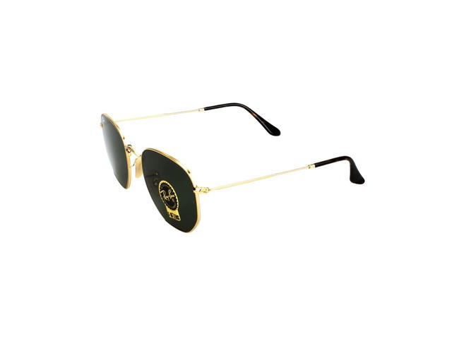 Ray-Ban Ray-Ban RB 3548 N Sunglasses In Gold Metal Frame With Green Lenses - view 3