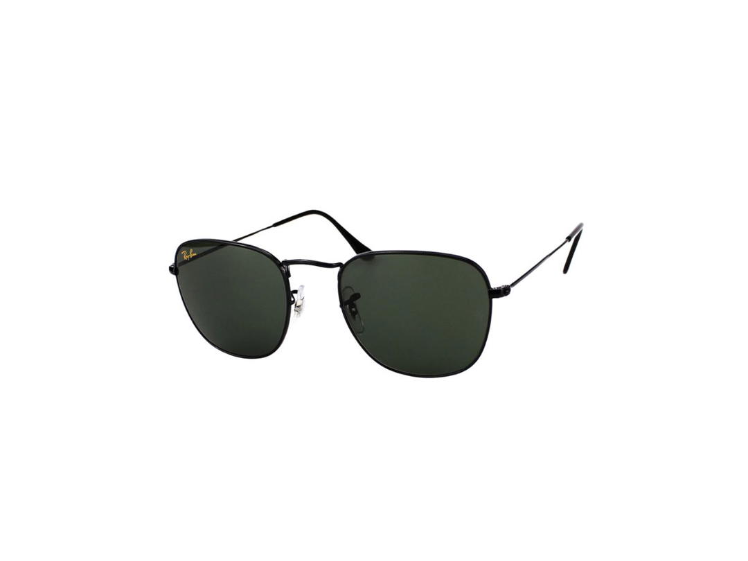Ray-Ban Ray-Ban RB 3857 FRANK Sunglasses In Black Metal Frame With Green Lenses