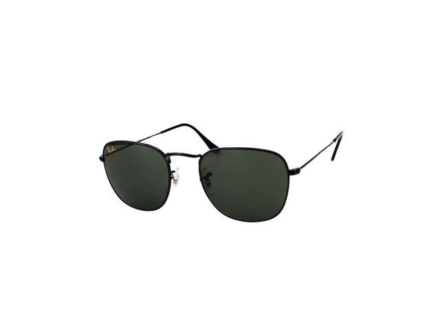 Ray-Ban Ray-Ban RB 3857 FRANK Sunglasses In Black Metal Frame With Green Lenses - view 1