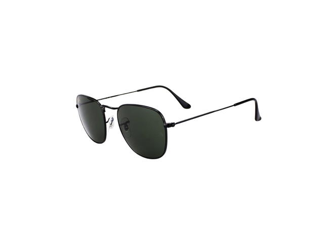 Ray-Ban Ray-Ban RB 3857 FRANK Sunglasses In Black Metal Frame With Green Lenses - view 3