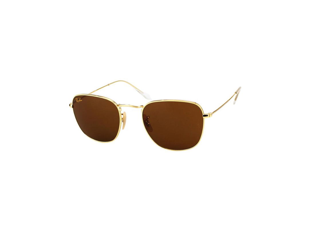 Ray-Ban Ray-Ban RB 3857 Frank Sunglasses In Gold Frame With Brown Lenses