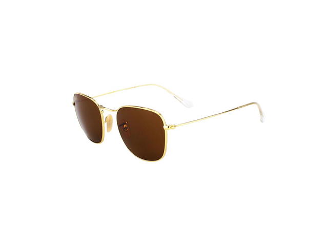 Ray-Ban Ray-Ban RB 3857 Frank Sunglasses In Gold Frame With Brown Lenses - view 3