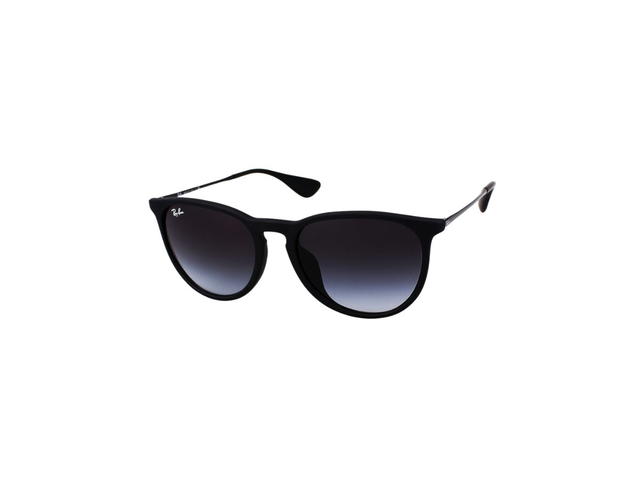 Ray-Ban Ray-Ban RB 4171 F Erika Sunglasses In Black Plastic Frame With Grey-Black Lenses - view 1