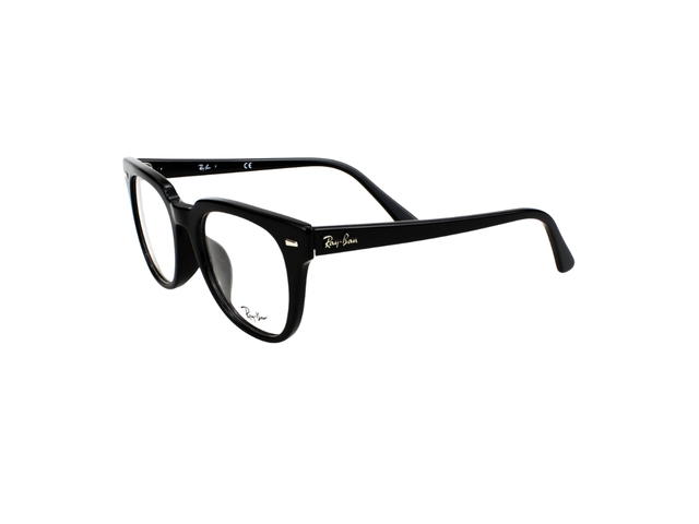 Ray-Ban Ray-Ban RB 5377F Eyeglasses In Plastic With Demo Lens Black - view 3