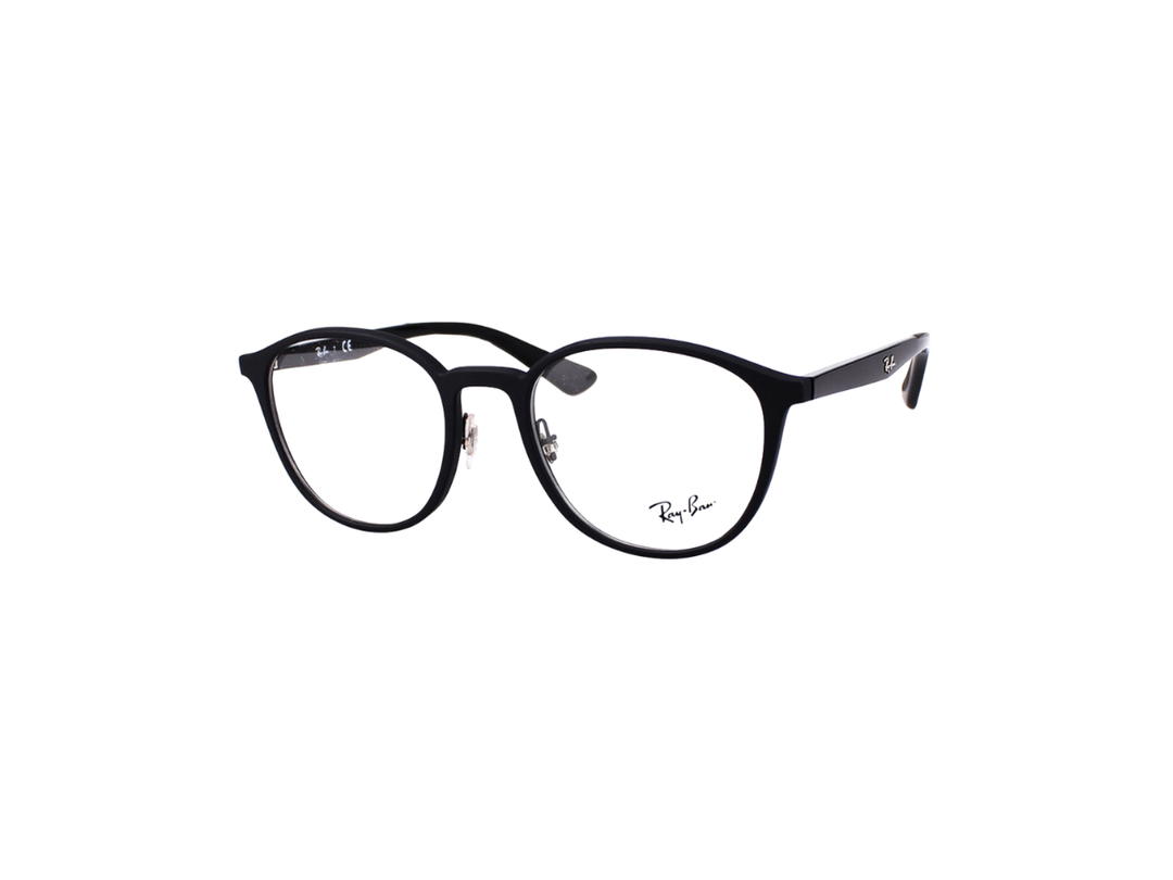 Ray-Ban Ray-Ban RB 7156 Eyeglasses In Plastic Metal With Demo Lens Black