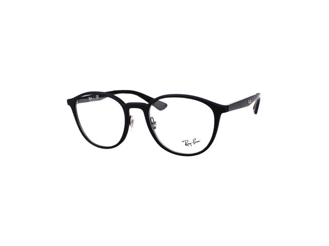 Ray-Ban Ray-Ban RB 7156 Eyeglasses In Plastic Metal With Demo Lens Black - view 1
