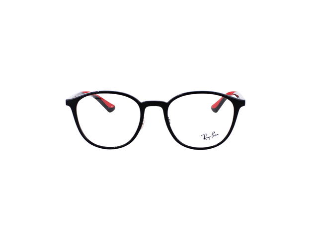 Ray-Ban Ray-Ban RB 7156 Eyeglasses In Plastic With Demo Lens Black - view 2