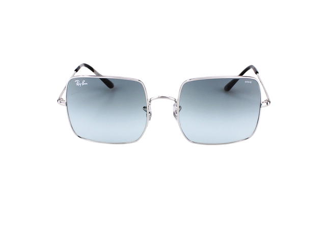 Ray-Ban Ray-Ban Square 1971 Classic In Polished Silver Frame With Blue Gradient Lenses - view 1