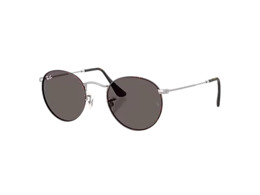 Ray-Ban Ray-Ban Round Metal Sunglasses Matte Havana Dark Grey Lenses