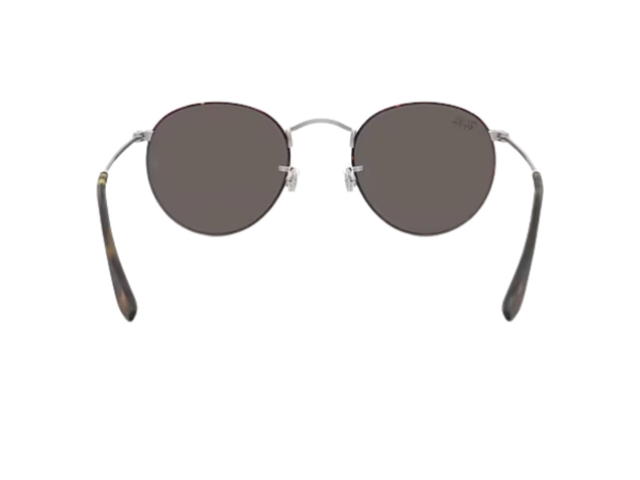 Ray-Ban Ray-Ban Round Metal Sunglasses Matte Havana Dark Grey Lenses - view 4
