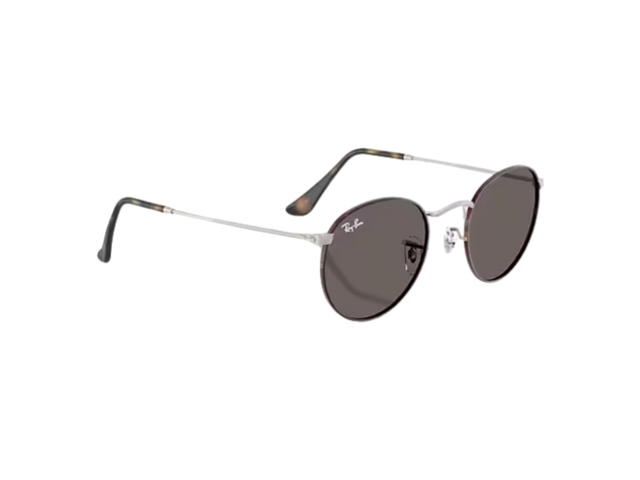 Ray-Ban Ray-Ban Round Metal Sunglasses Matte Havana Dark Grey Lenses - view 6