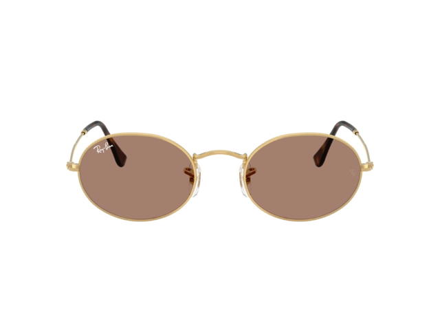 Ray-Ban Ray-Ban Oval Arista Sunglasses Gold Purple Lenses - view 2