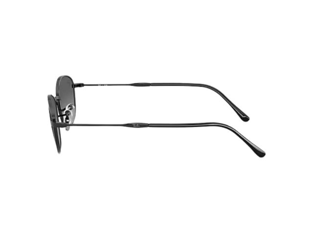 Ray-Ban Ray-Ban RB 3749 Irregular Metal Sunglasses Polished Black Grey Gradient Lenses - view 3