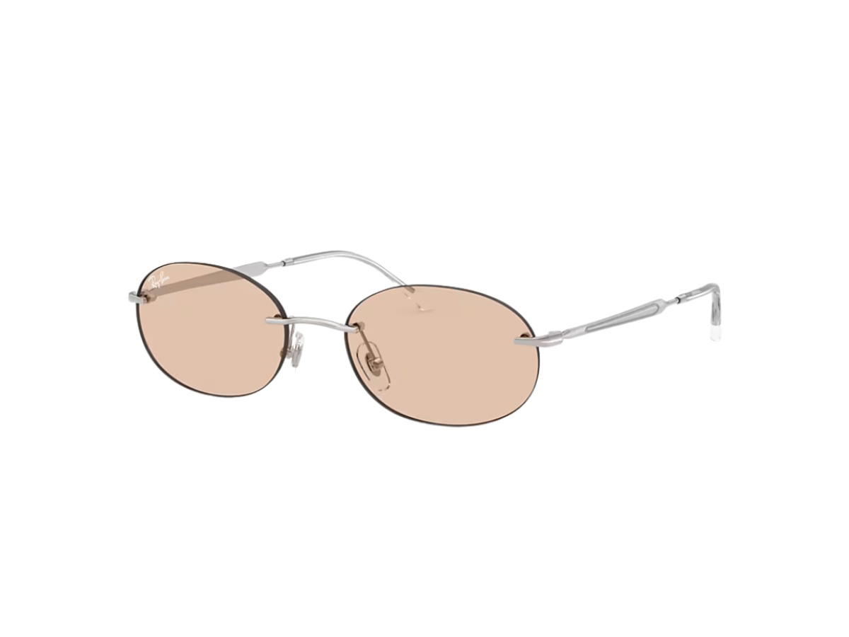 Ray-Ban Ray-Ban Transitions In Polished Silver Frame With Amber Transitions Lenses