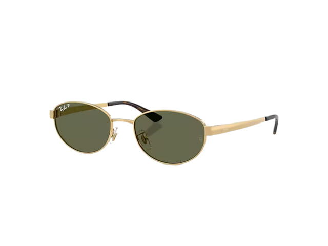 Ray-Ban Ray-Ban RB3774D Polished Arista Gold Dark Green Polarized - view 1