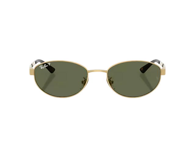 Ray-Ban Ray-Ban RB3774D Polished Arista Gold Dark Green Polarized - view 2