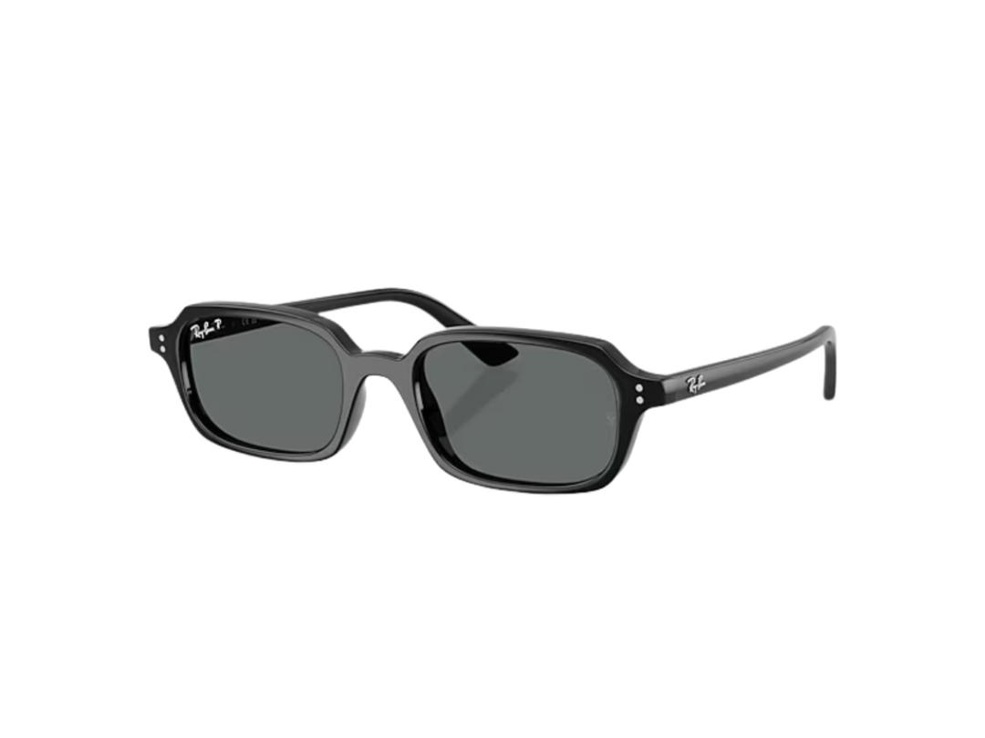 Ray-Ban Ray-Ban Zuri Bio-based In Polished Black Frame With Dark Grey Polarized Lenses