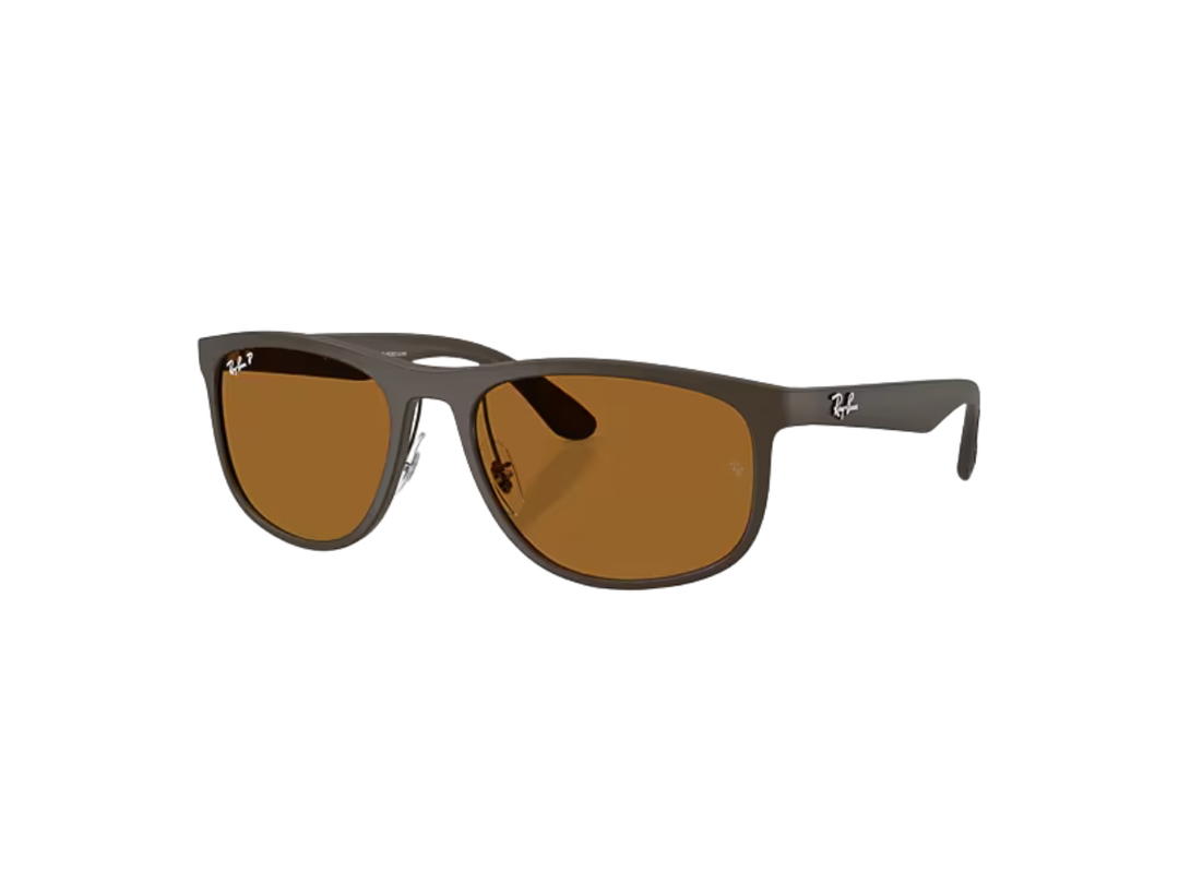 Ray-Ban Ray-ban Rb4468 Polarized In Matte Sand Brown Frame With Polarized S Bronze Lens