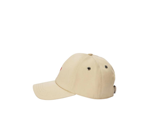 Ami Paris Red Ami de Coeur Embroidery Cap Vanilla - view 3