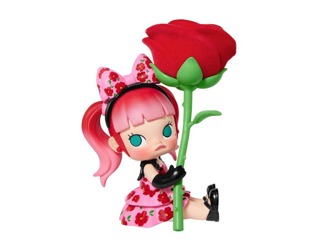 Pop Mart (เช็คการ์ด) Pop Mart Red Rose Fiery Heart (Molly× Mika Ninagawa Flower Dreaming Series)