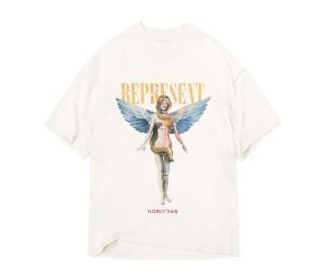 Buy Represent Reborn T-Shirt Flat White at Sasom – Authentic and Ready to Ship