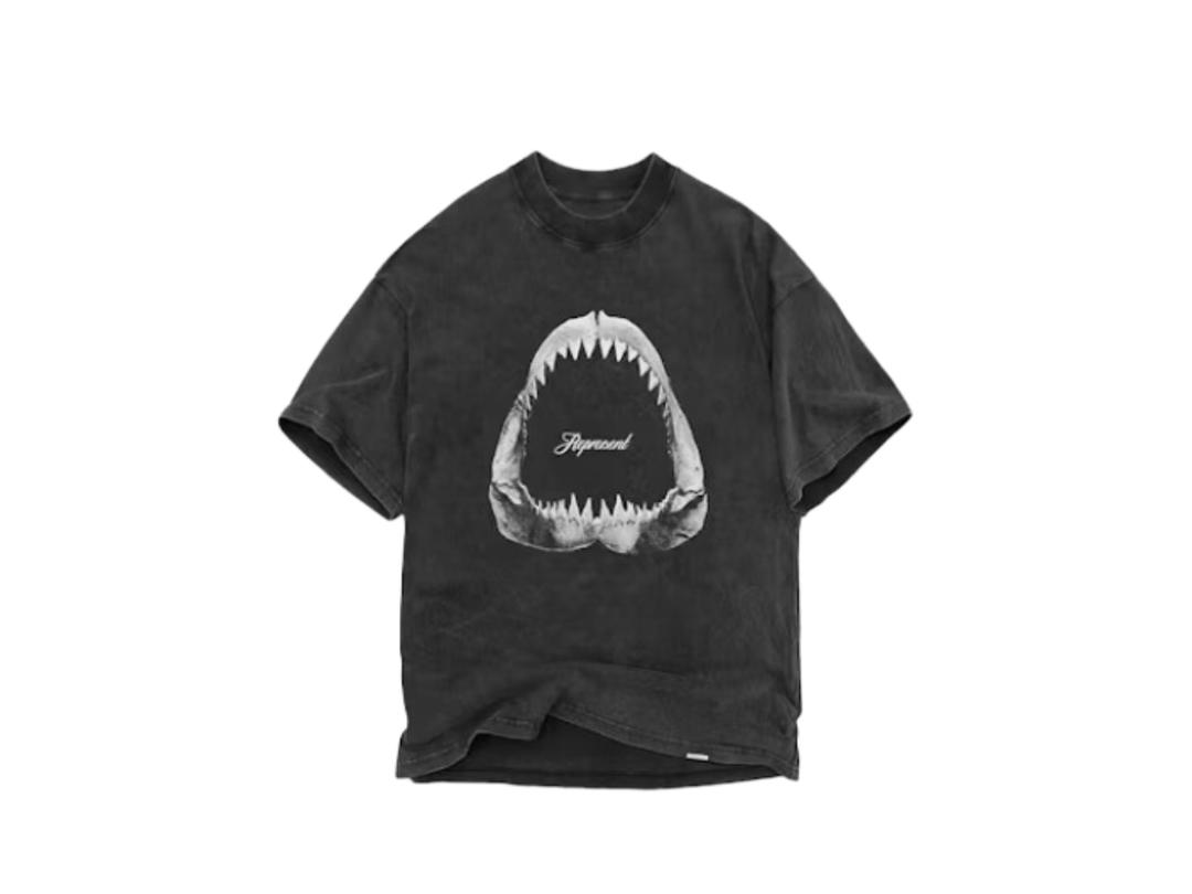 Represent Represent Shark Jaws T-shirt Vintage Grey