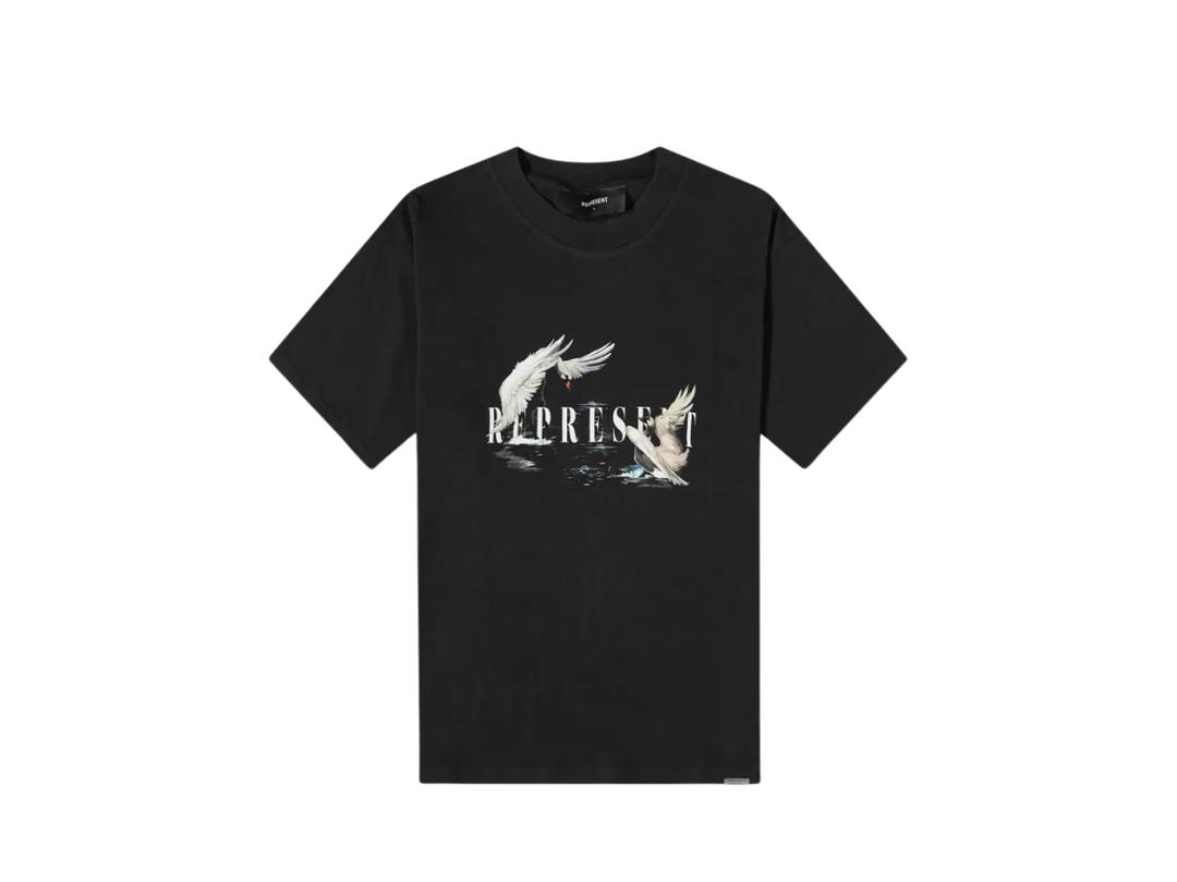 Represent Represent Swan T-Shirt Black