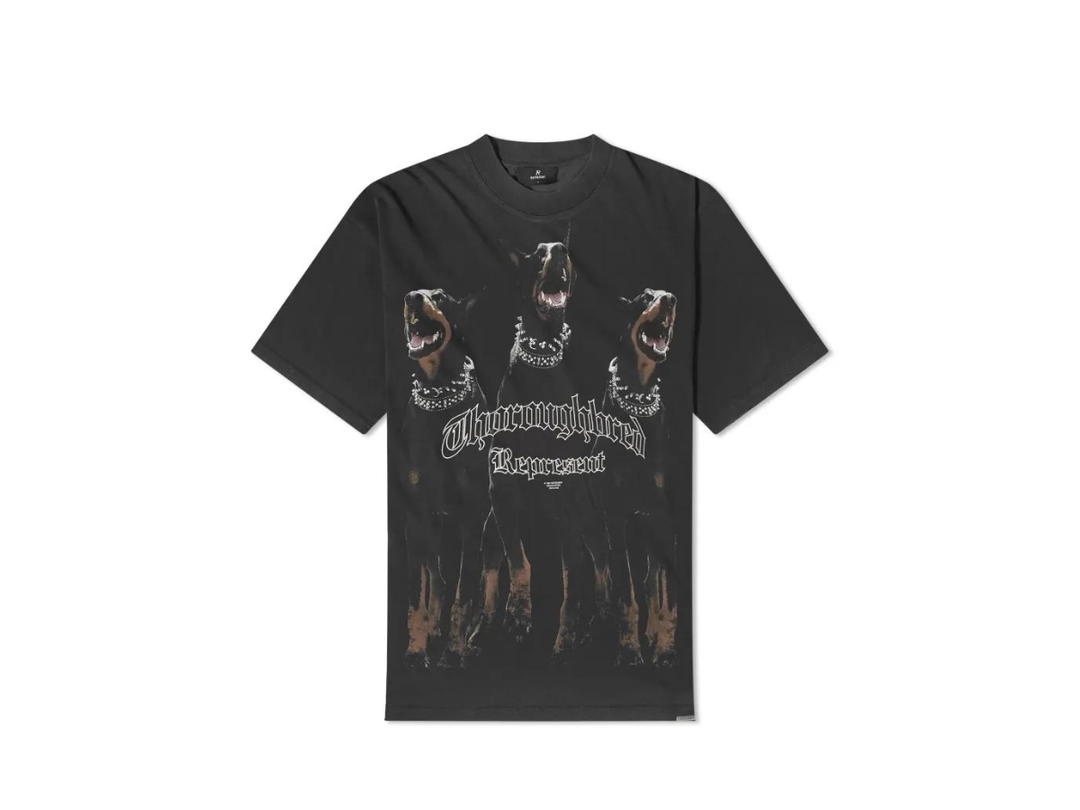 Represent Represent Thoroughbred T-Shirt Vintage Black