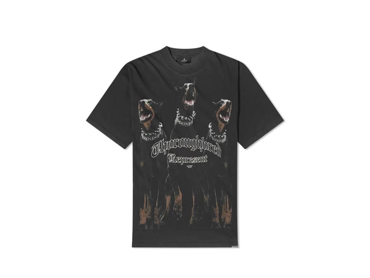 Represent Represent Thoroughbred T-Shirt Vintage Black