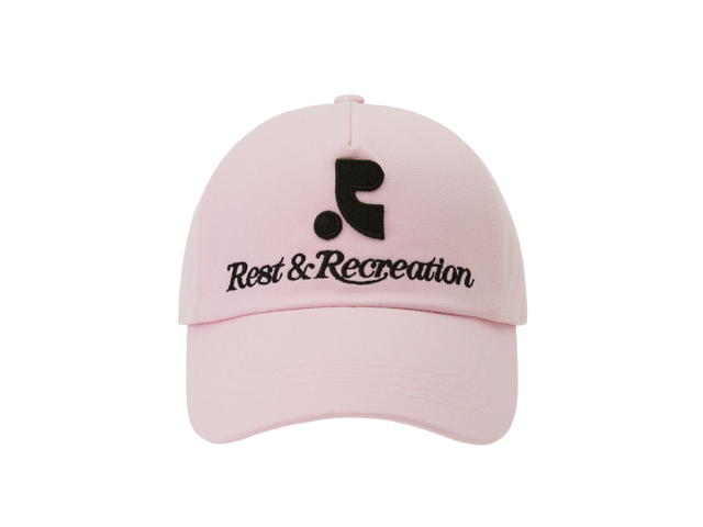 Rest & Recreation Rest & Recreation Logo Cotton Ball Cap Pink - view 1
