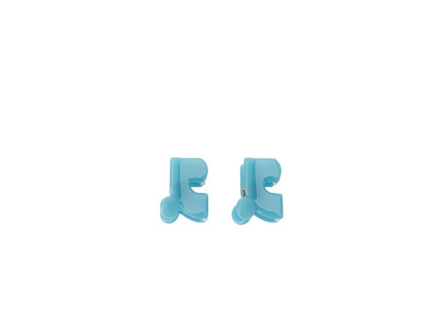 Rest & Recreation Rest & Recreation Logo Hair Clip(S) Blue - view 1