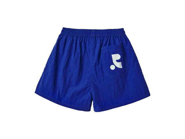 Rest & Recreation Rest & Recreation RR Logo Nylon Shorts Blue - view 2