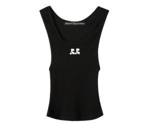 Buy Rest & Recreation RR Logo Short Tank Top Black at Sasom – Authentic and Ready to Ship