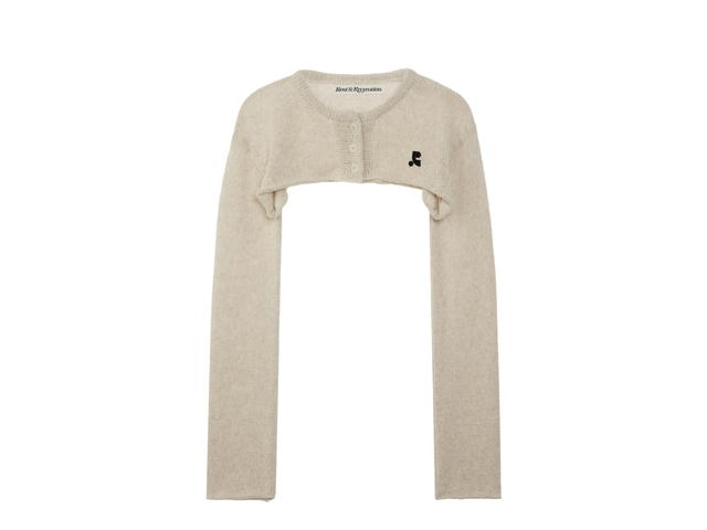 Rest & Recreation Rest & Recreation Short Bolero Cardigan Beige - view 1