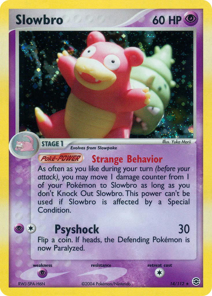 Pokemon Pokemon Slowbro H [RG 14/112] EX "FireRed & LeafGreen" [ReverseHolo] (EN)