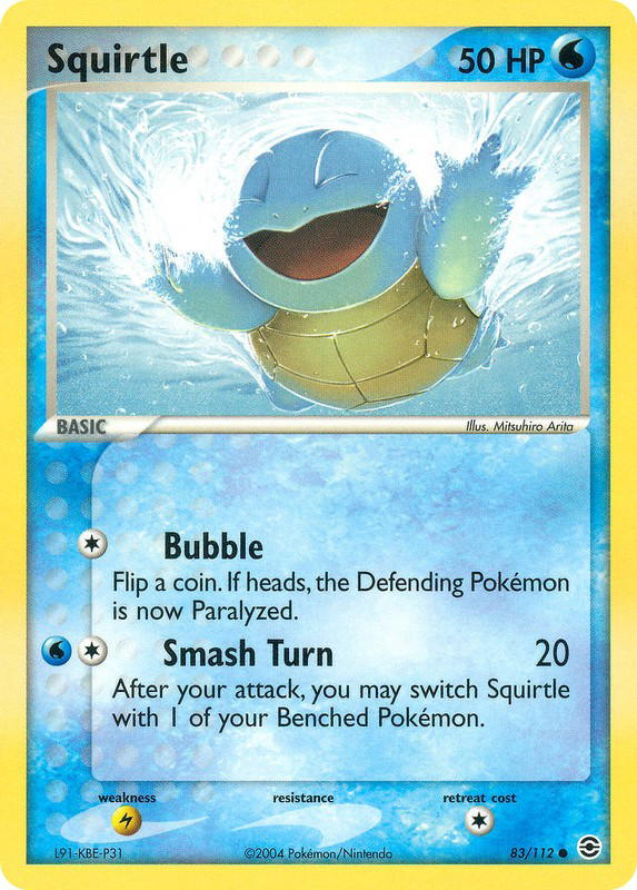 Pokemon Pokemon Squirtle C [RG 83/112] EX "FireRed & LeafGreen" (EN)