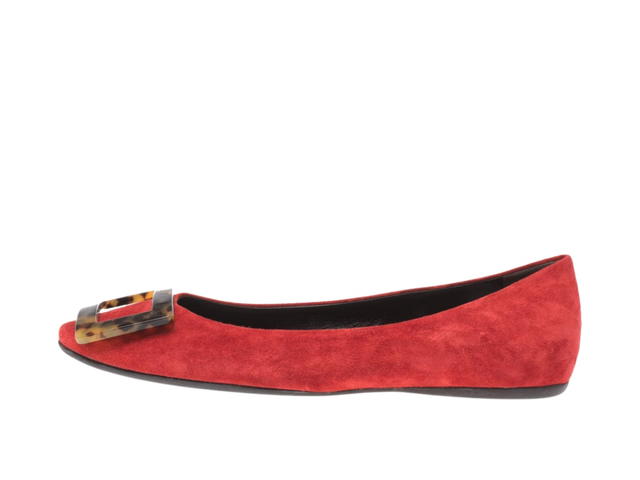 Roger Vivier Roger Vivier Tortoiseshell Belle Ballet Flats Red (Women's) - view 2