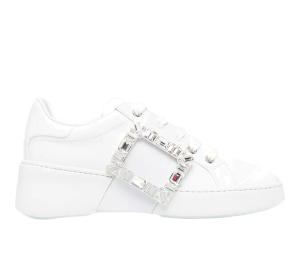Buy Roger Vivier Skate Crystal Embellished Sneakers White (W) at Sasom – Authentic and Ready to Ship