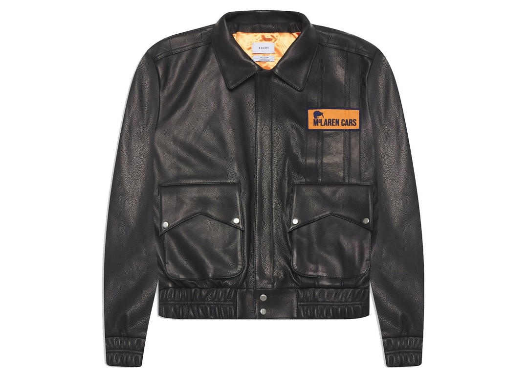 Rhude Rhude x McLaren Pilot Jacket Black