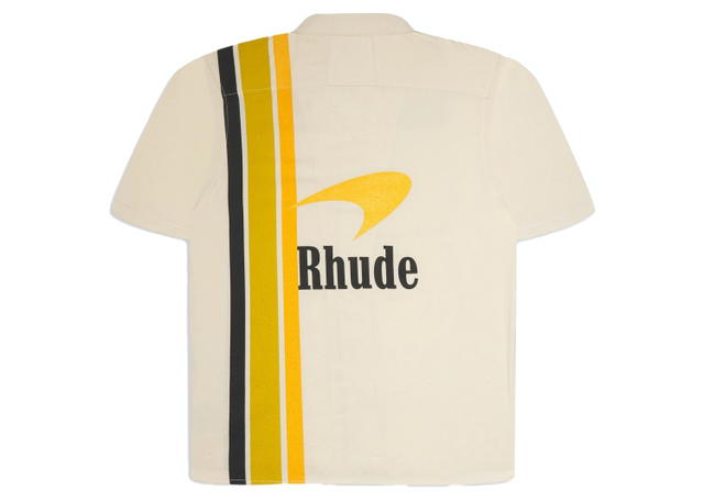 Rhude Rhude x McLaren Pit Crew Shirt Creme/Black - view 1