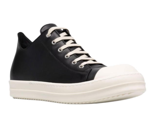 Rick Owens Rick Owens leather low-top sneakers - view 2