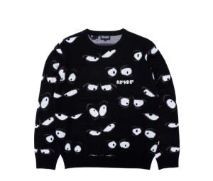 Buy RipNDip All Eyez Knit Sweater Black at Sasom – Authentic and Ready to Ship
