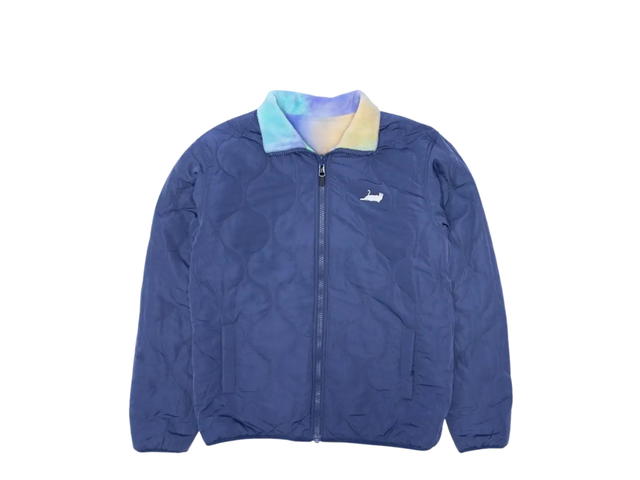 RipNDip RipNDip Castanza Reversible Brushed Fleece Quilted Jacket Purple - view 2