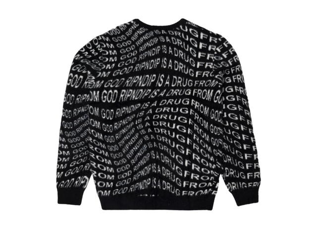 RipNDip RipNDip Drug From God Knit Mohair Sweater Black - view 2