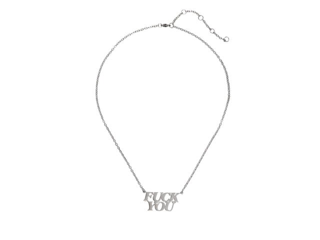 RipNDip RipNDip Fuckin Fuck Pendant Necklace Silver - view 1