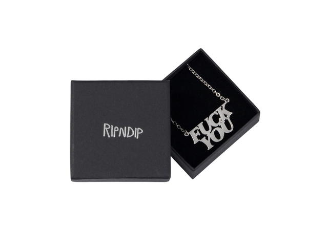 RipNDip RipNDip Fuckin Fuck Pendant Necklace Silver - view 2