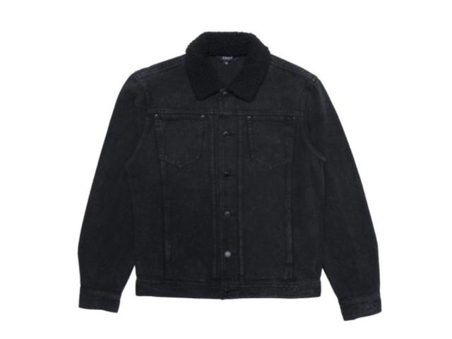 RipNDip RipNDip Fucking Fuck Denim Sherpa Jacket Black Wash - view 1